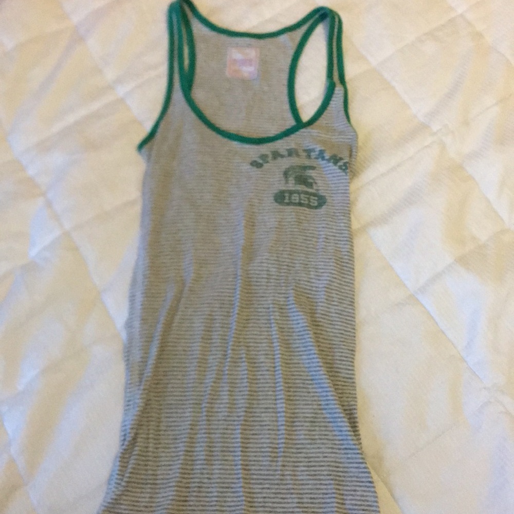 Victoria Secret Michigan State Spartan's tank